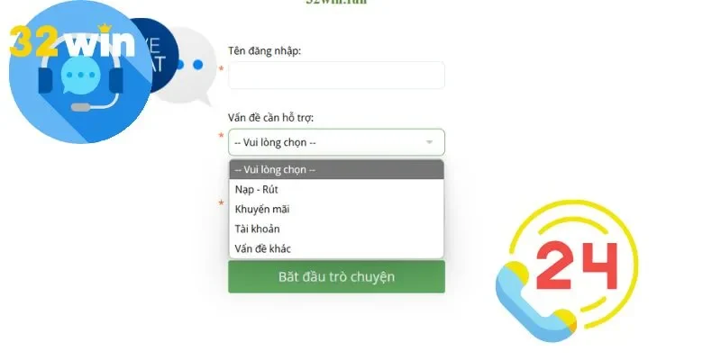 Sân chơi hỗ trợ giải quyết các vấn đề liên quan đến tài khoản